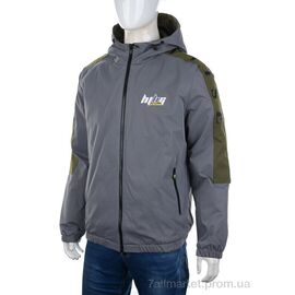 Куртка чоловіча Весна/осінь 8877 grey (5 шт. р.сітка48-56) "M7" недорого оптом від прямого постачальника