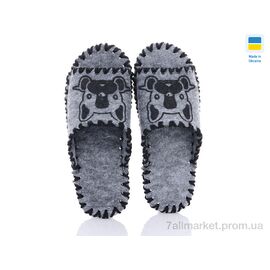 Тапки жіночі для будинку Весна/осінь 268W сірий (9 пар р.36-41) "Active" недорого оптом від прямого постачальника