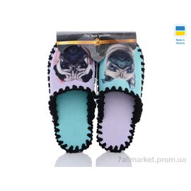 Фотография Тапки женские для дома Весна/осень 088 мікс (10 пар р.36-41) "Active" недорого оптом от прямого поставщика