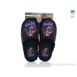 Тапки чоловічі домашні Весна/осінь 0528 чорний (10 пар р.40-47) "Active" недорого оптом від прямого постачальника