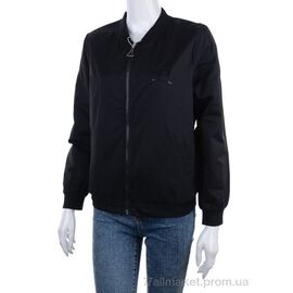 Куртка жіноча Весна/осінь 2909-8156-1 black (3 шт. р.сіткаXL-3XL) "Мир" недорого оптом від прямого постачальника