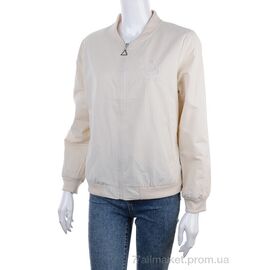 Куртка жіноча Весна/осінь 2909-8156-2 beige (3 шт. р.сіткаXL-3XL) "Мир" недорого оптом від прямого постачальника