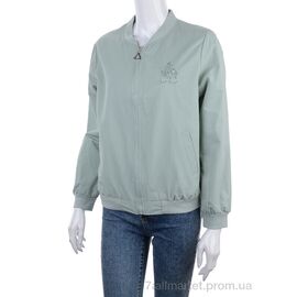 Куртка жіноча Весна/осінь 2909-8156-3 green (3 шт. р.сіткаXL-3XL) "Мир" недорого оптом від прямого постачальника
