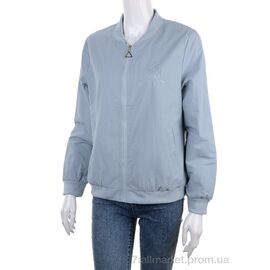 Куртка жіноча Весна/осінь 2909-8156-4 grey (3 шт. р.сіткаXL-3XL) "Мир" недорого оптом від прямого постачальника