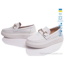 Фотография Туфли женские стильные Весна/осень VARTAN 1421 білий флотар (6 пар р.36-41) "Prime-Opt" недорого оптом от прямого поставщика