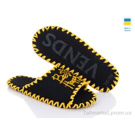 Фотография Тапки женские для дома Весна/осень 287W чорний (9 пар р.36-41) "Active" недорого оптом от прямого поставщика