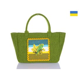 Жіноча сумка 2023 зелений папуга р.52*30*14 "Forest-A" недорого від прямого постачальника