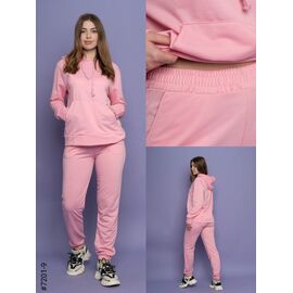 Костюм спортивний жіночий теплий 7201-9 pink р.M-2XL "Seven Group" недорого оптом від прямого постачальника
