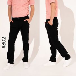 Фотография Брюки мужские 802 black р.28-34 "Seven Group" недорого оптом от прямого поставщика