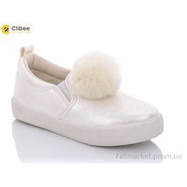 Фотография Слипоны детские без шнурков Весна/осень G7069 beige (6 пар р.30-35) "Clibee-Apawwa" недорого оптом от прямого поставщика