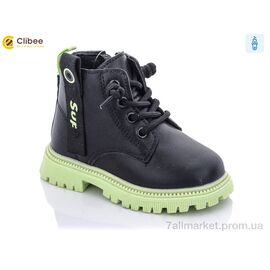 Черевики дитячі зручні Весна/осінь GP710 black-green (5 пар р.21-25) "Clibee-Apawwa" недорого оптом від прямого постачальника