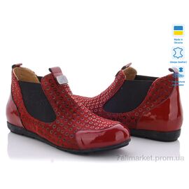 Черевики жіночі стильні Весна/осінь AE400 красный (5 пар р.37-39) "A.Dama" недорого оптом від прямого постачальника