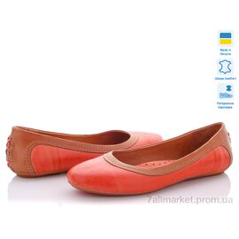 Балетки жіночі зручні Весна/осінь AE25 коралл (4 пар р.38-40) "A.Dama" недорого оптом від прямого постачальника