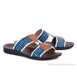 Фотография Шлепки мужские пляжные  301-H (6 пар р.40-45) "Selena" недорого оптом от прямого поставщика