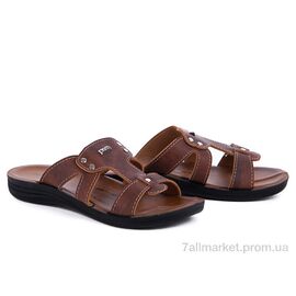Фотография Шлепки детские летние  1057 тапок коричневый (6 пар р.36-39) "Selena" недорого оптом от прямого поставщика