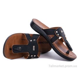 Фотография Шлепки детские летние  1058 палец черный (6 пар р.36-39) "Selena" недорого оптом от прямого поставщика