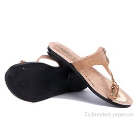 Шльопанці жіночі полегшені  6211 кемел (6 пар р.36-40) "Selena" недорого оптом від прямого постачальника