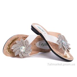 Шльопанці жіночі полегшені  Selena-6218 белый (6 пар р.36-40) "Selena" недорого оптом від прямого постачальника