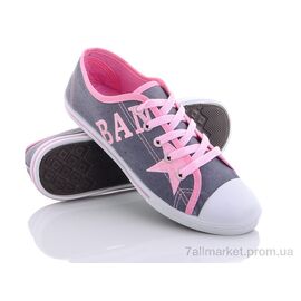 Кеди жіночі стильні Весна/осінь OB3370 grey-pink (24 пар р.36-41) "Zelart" недорого оптом від прямого постачальника
