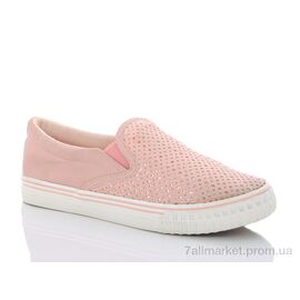 Сліпони жіночі тканинні Весна/осінь CH0-2 pink (8 пар р.36-41) "Lion" недорого оптом від прямого постачальника