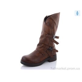 Фотография Сапоги женские удобные Весна/осень 2007brown (8 пар р.36-41) "Lion" недорого оптом от прямого поставщика