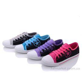 Кеди жіночі стильні Весна/осінь OB3345 mix (24 пар р.36-41) "Zelart" недорого оптом від прямого постачальника