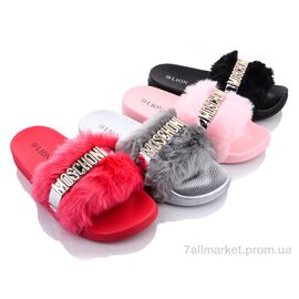 Тапки жіночі для будинку Весна/осінь FY85 mix (24 пар р.37-41) "Lion" недорого оптом від прямого постачальника