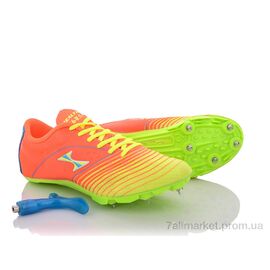 Футбольне взуття дитячі Весна/осінь 168S оранжево-черный (12 пар р.35-45) "Zelart" недорого оптом від прямого постачальника