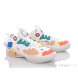 Фотография Кроссовки мужские модные Весна/осень F055 бело-сине-оранжевый (20 пар р.40-44) "Zelart" недорого оптом от прямого поставщика