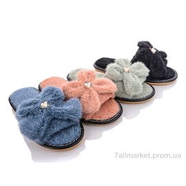 Тапки жіночі для будинку Весна/осінь XG18 mix (24 пар р.36-41) "Lion" недорого оптом від прямого постачальника