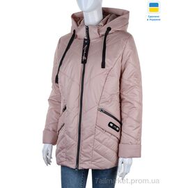 Куртка жіноча Весна/осінь Весна 1 рожевий (6 шт. р.сітка48-58) "Tatiana-DIVO" недорого оптом від прямого постачальника