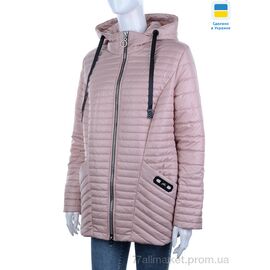 Куртка жіноча Весна/осінь Весна2 рожевий (6 шт. р.сітка48-58) "Tatiana-DIVO" недорого оптом від прямого постачальника