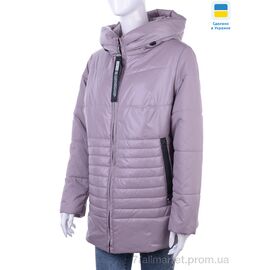 Куртка жіноча Весна/осінь Лідія рожевий (6 шт. р.сітка48-58) "Tatiana-DIVO" недорого оптом від прямого постачальника