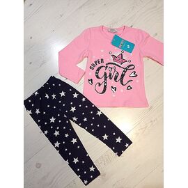 Костюм дитячий на дівчинку 51 pink р.2-5 "MALIBU" недорого оптом від прямого постачальника