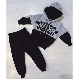 Костюм дитячий спортивний на хлопчика 877 grey р.2-5 "MALIBU" недорого оптом від прямого постачальника