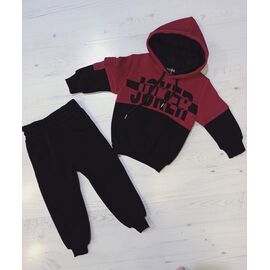 Костюм дитячий спортивний на хлопчика 877 wine р.2-5 "MALIBU" недорого оптом від прямого постачальника