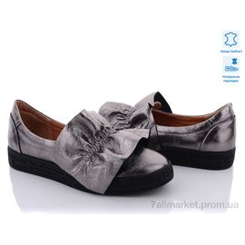 Туфлі жіночі стильні Весна/осінь 115 серебро (6 пар р.36-40) "Mona Lisa" недорого оптом від прямого постачальника