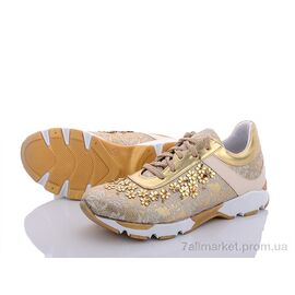 Кросівки жіночі модні Весна/осінь 5000 gold (8 пар р.36-40) "Mona Lisa" недорого оптом від прямого постачальника