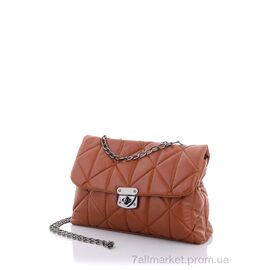 Жіноча сумка 1146-7 brown 15*24*6.5 см, "David Polo" недорого оптом від прямого постачальника