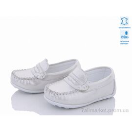Фотография Мокасины детские демисезонные Весна/осень MS1925 серебро (7 пар р.19-25) "КалориЯ" недорого оптом от прямого поставщика