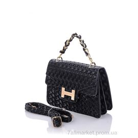 Жіноча сумка 1177-1 black 14*18*5 см, "David Polo" недорого оптом від прямого постачальника