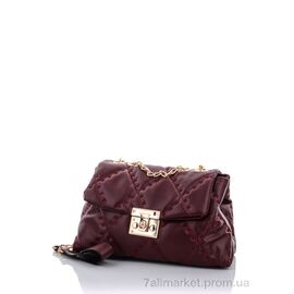 Жіноча сумка 1191-3 wine 15*26*11 см, "David Polo" недорого оптом від прямого постачальника