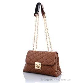 Жіноча сумка 1193-2 brown 15*26*10 см, "David Polo" недорого оптом від прямого постачальника