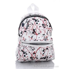 Рюкзак жіночий 1195-2 white-red 32*25*12 см, "David Polo" недорого оптом від прямого постачальника