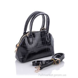 Жіноча сумка 1213-8 black 13*17*5 см, "David Polo" недорого оптом від прямого постачальника