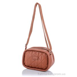 Жіноча сумка 2024-1 brown 13*18*7 см, "David Polo" недорого оптом від прямого постачальника