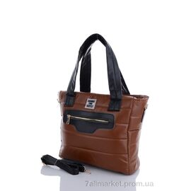 Жіноча сумка 2047-1 brown 28*30*10 см, "David Polo" недорого оптом від прямого постачальника