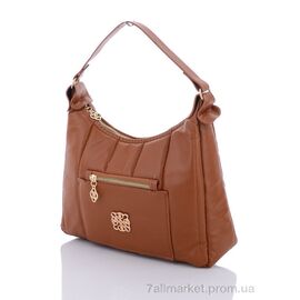 Жіноча сумка 2070-7 brown 20*28*7 см, "David Polo" недорого оптом від прямого постачальника