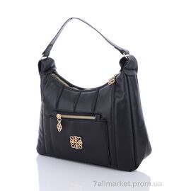 Жіноча сумка 2070-9 black 20*28*7 см, "David Polo" недорого оптом від прямого постачальника