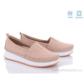 Фотография Туфли женские стильные Весна/осень 601 беж.ш. (8 пар р.36-40) "Mona Lisa" недорого оптом от прямого поставщика